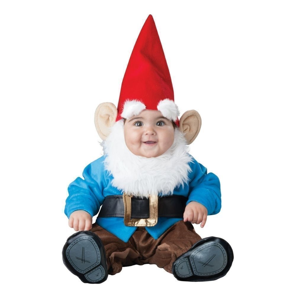 Nwt Infant Boys and Girls Lil Garden Gnome Halloween Costume Set, Size 6-12 m